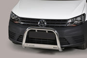 STAINLESS STEEL BULLBAR Ø 63 MM SUITABLE FOR VW CADDY (2015-2020)
