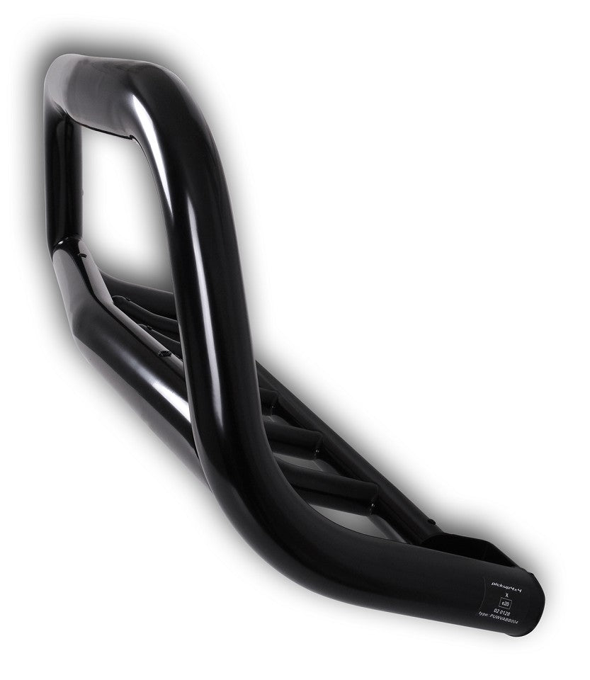 BLACK POWDER COATED BULLBAR WITH SKID PLATE SUITABLE FOR MITSUBISHI L200 (2015-2018)
