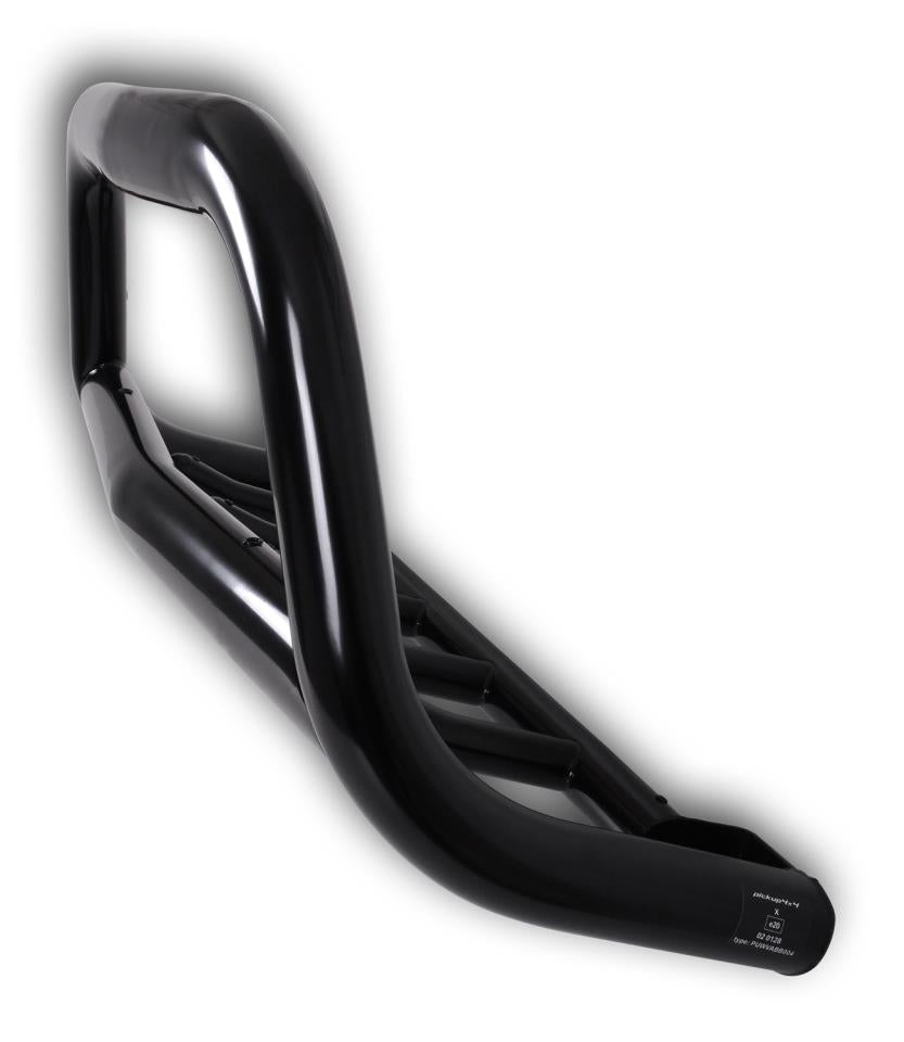 Black powder coated bullbar + underride protection VW Amarok