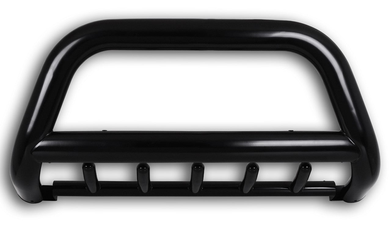 BLACK POWDER COATED BULLBAR WITH SKID PLATE SUITABLE FOR MITSUBISHI L200 (2015-2018)