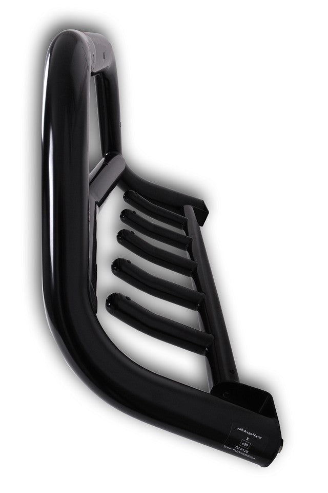 BLACK POWDER COATED BULLBAR WITH SKID PLATE SUITABLE FOR MITSUBISHI L200 (2015-2018)