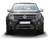 Black powder coated bullbar suitable for VW Amarok (2010-2020)