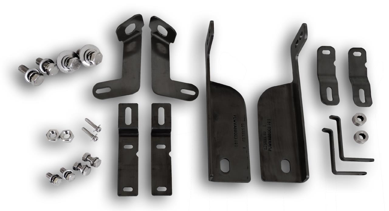 Black powder coated bullbar suitable for VW Amarok (2010-2020)