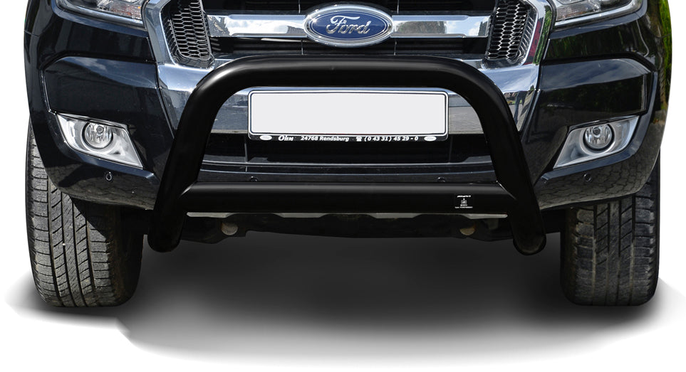 BLACK POWDER COATED BULLBAR SUITABLE FOR FORD RANGER (2012-2018)