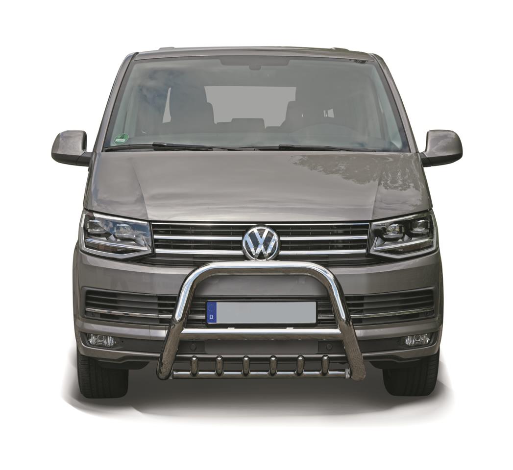 Stainless Steel Bull bar with skid plate suitable for VW T6 (2015-2019)