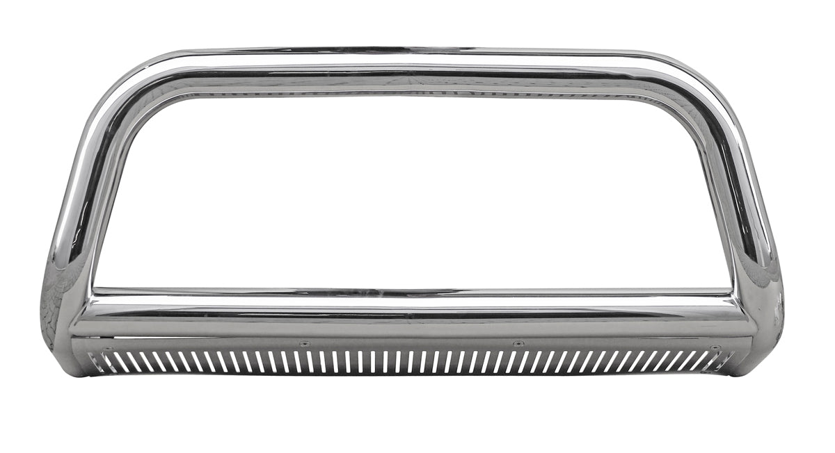 STAINLESS STEEL BULLBAR WITH SKID PLATE SUITABLE FOR MERCEDES-BENZ X-CLASS (2017-2020)