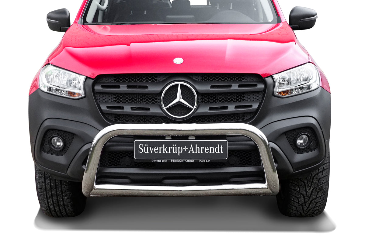 Stainless steel bullbar MB X-Class + EC type approval