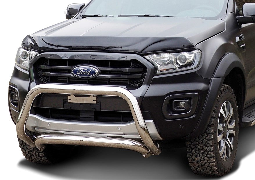 Stainless steel bullbar suitable for Ford Ranger (2016-2018)