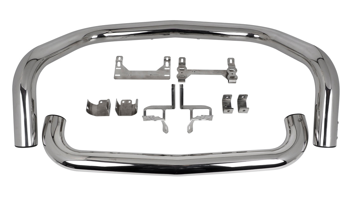 Stainless steel bullbar suitable for Ford Ranger (2016-2018)