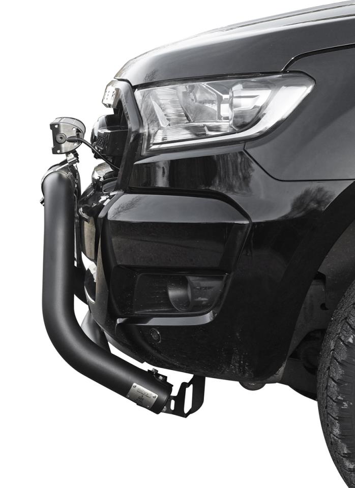 BLACK POWDER COATED BULLBAR SUITABLE FOR FORD RANGER (2012-2018)