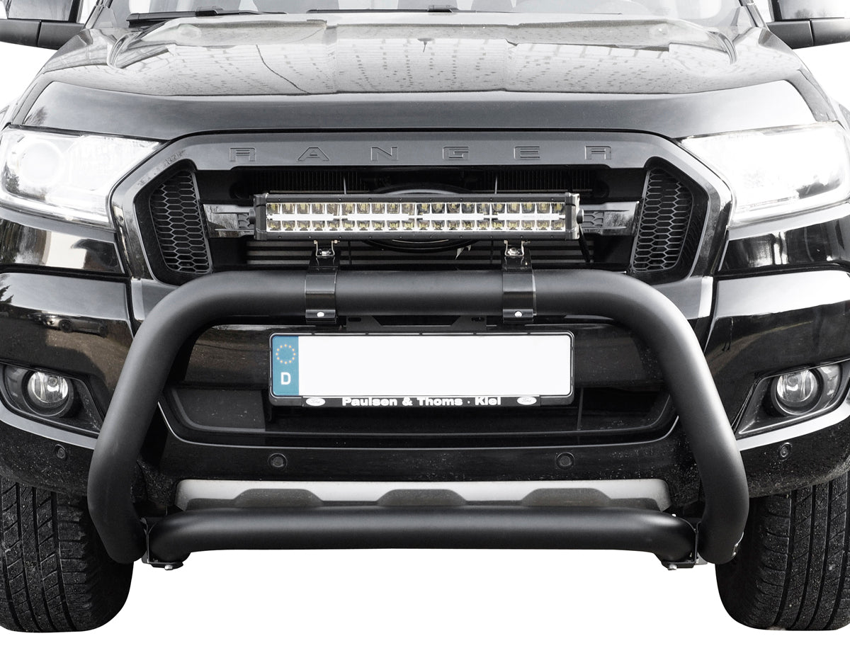 BLACK POWDER COATED BULLBAR SUITABLE FOR FORD RANGER (2012-2018)