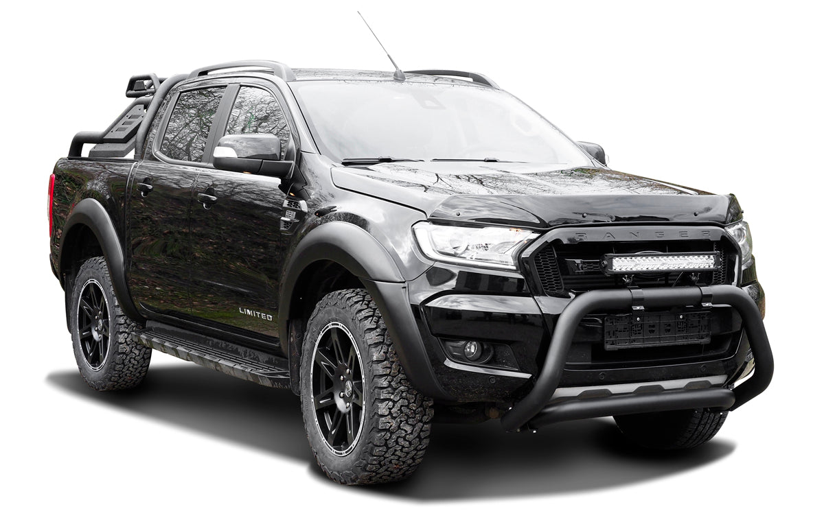 BLACK POWDER COATED BULLBAR SUITABLE FOR FORD RANGER (2012-2018)
