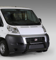 Black powder coated bullbar suitable for Fiat Ducato (2006-2013)