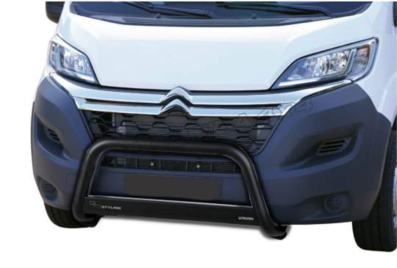 Misutonida - Black powder coated bullbar suitable for Citroen Jumper (2014-2023)