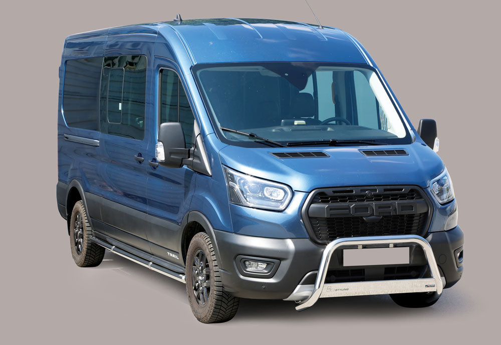 Stainless steel frontbar suitable for Ford Transit Trail (2020-)