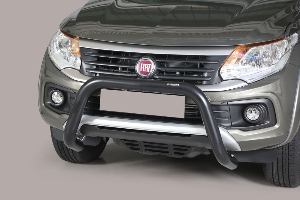 BLACK FRONTBAR SUITABLE FOR FIAT FULLBACK (2016-2020)