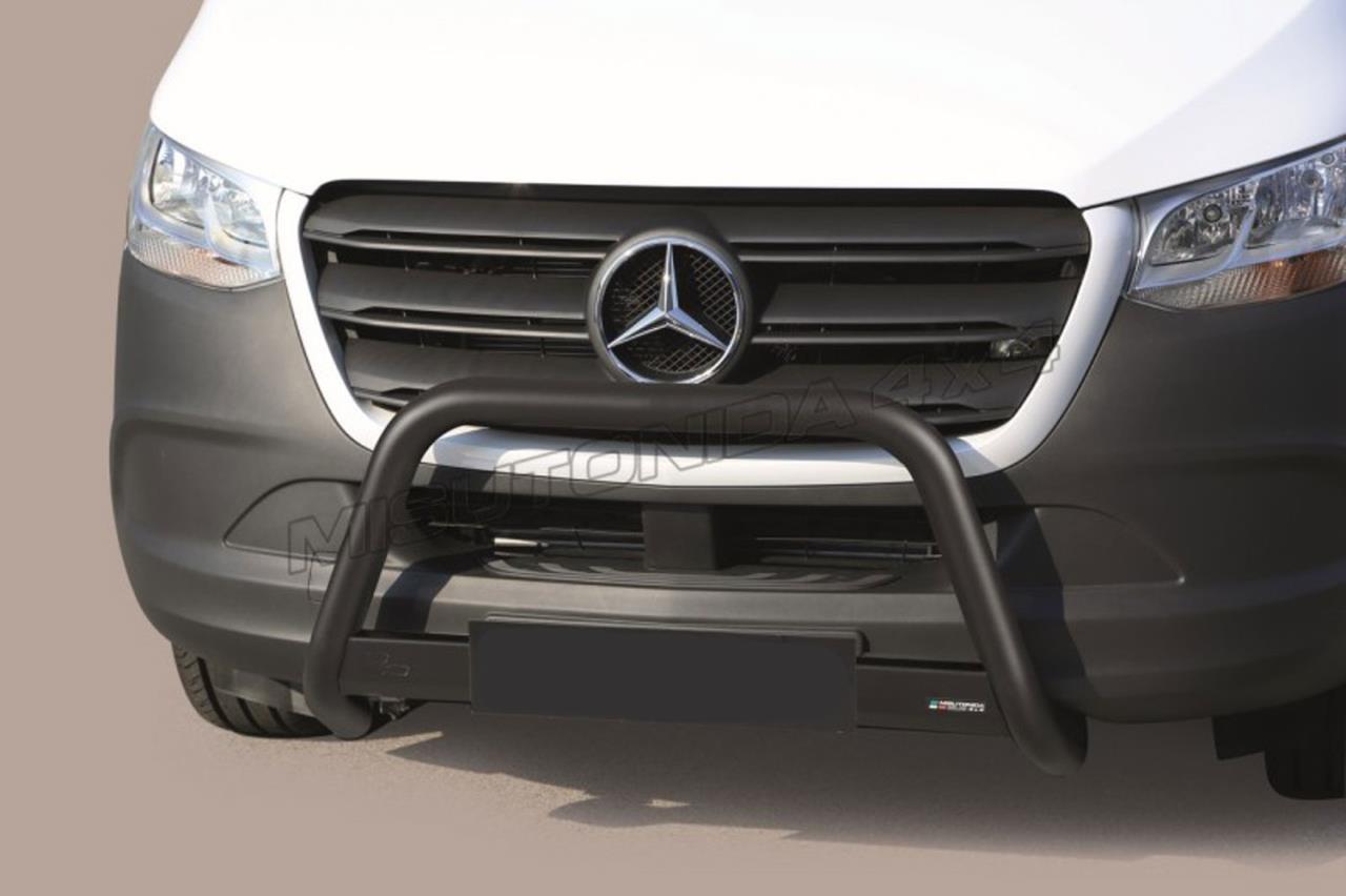 BLACK FRONTBAR SUITABLE FOR MERCEDES-BENZ SPRINTER (2018-)
