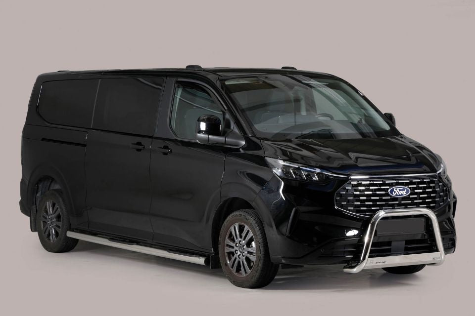 STAINLESS STEEL BULL BAR Ø 63 MM FITS FORD TRANSIT CUSTOM (2024-) / TOURNEO CUSTOM (2024-)