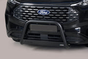 Black front bumper guard Ø 63 mm fits Ford Transit Custom / Tourneo Custom (2024-)