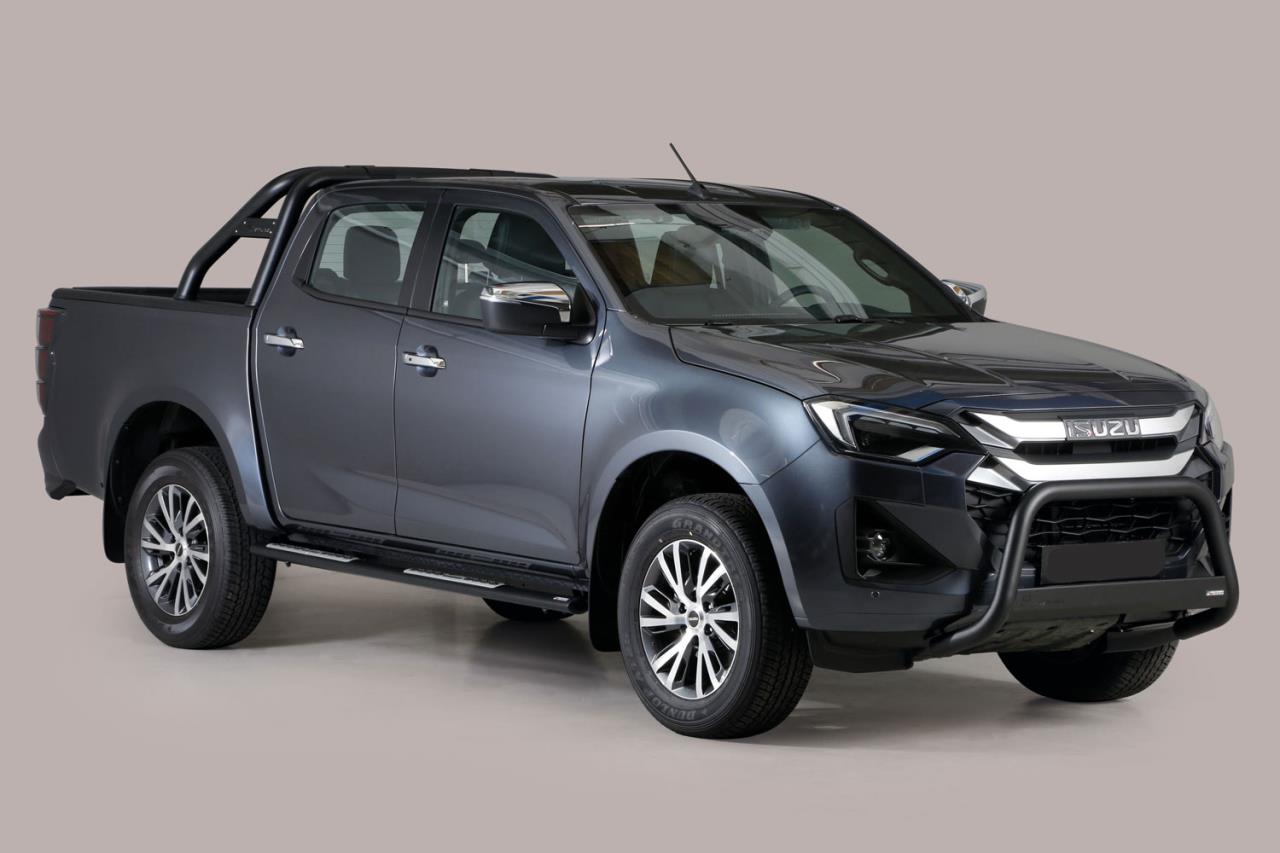 BLACK BULLBAR Ø 63 MM SUITABLE FOR ISUZU D-MAX (2024-)