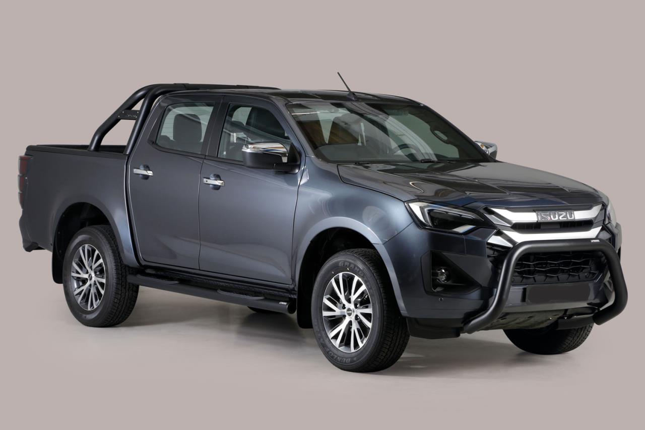Black bullbar Ø 76 mm suitable for Isuzu D-Max (2024-)