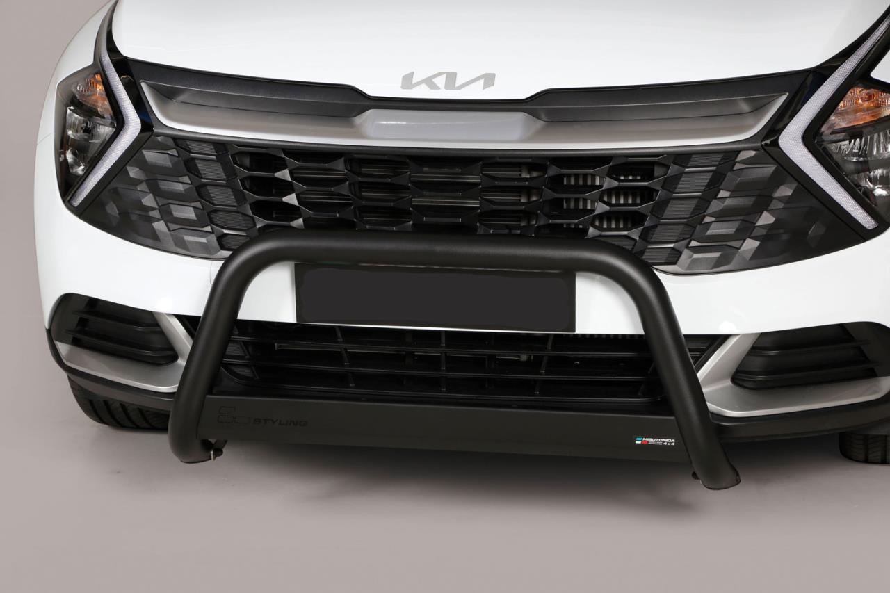 BLACK BULLBAR Ø 63 MM SUITABLE FOR KIA SPORTAGE (2022-)