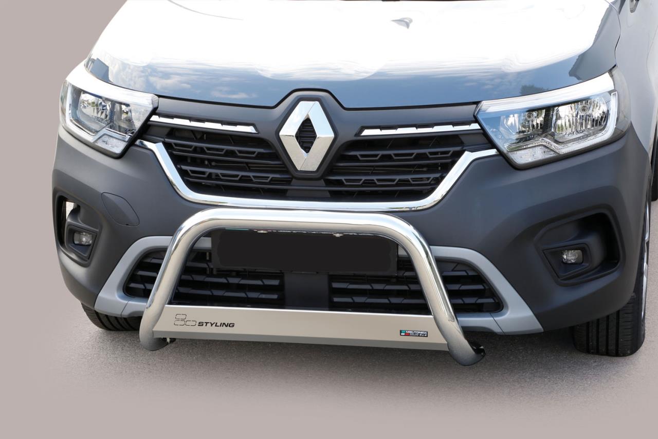 Stainless steel bullbar Ø 63 mm suitable for Renault Kangoo (2021-)