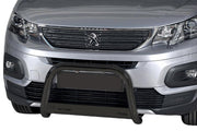 Black bullbar Ø 63 mm suitable for Peugeot Rifter (2018-)