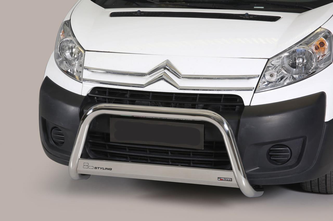 Misutonida Hoogglans Bullbar Ø 63 mm Frontbescherming Citroën Jumpy (2006-2015)