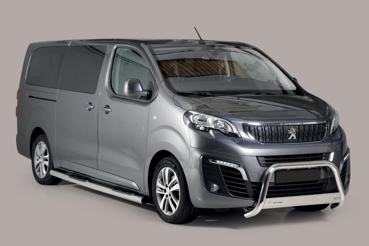 Stainless steel bullbar Ø 63 mm suitable for Peugeot Expert (2016-2023)