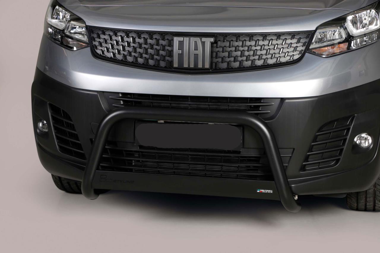 Black bullbar Ø 63 mm suitable for Fiat Scudo (2022-)