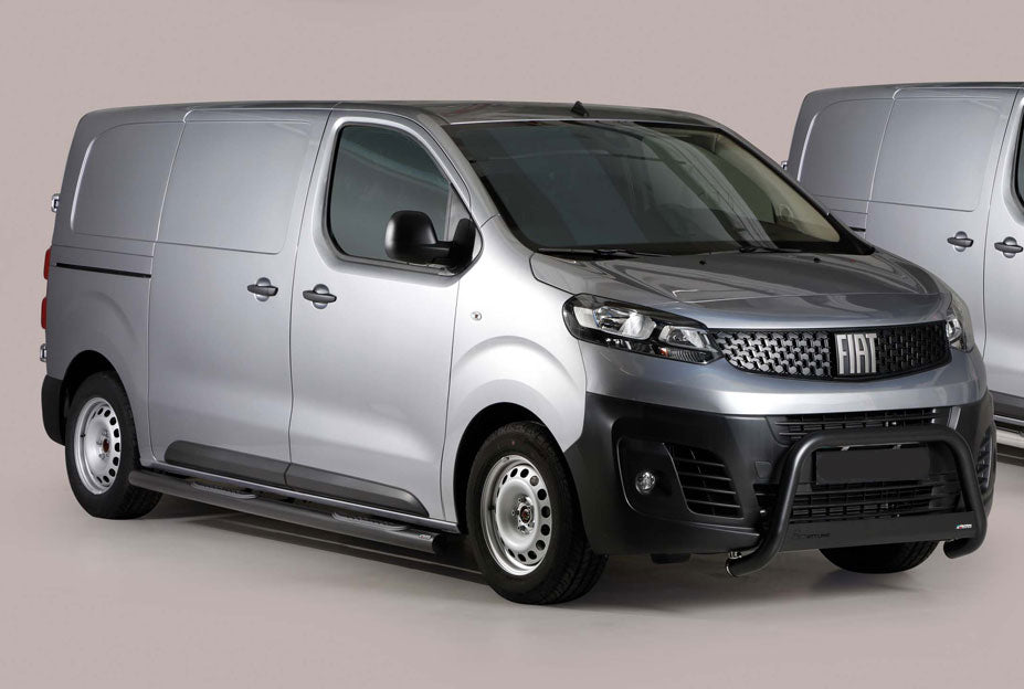 Black bullbar Ø 63 mm suitable for Fiat Scudo (2022-)