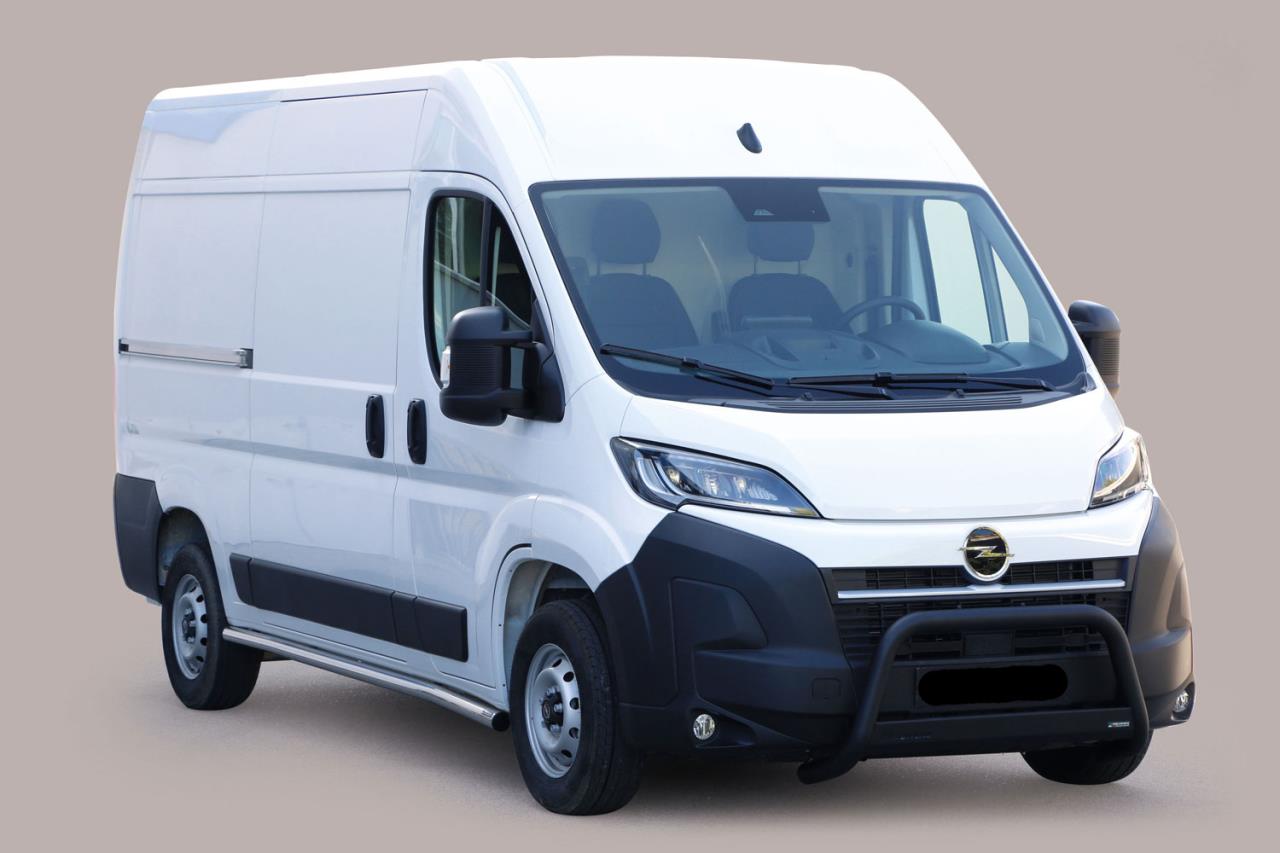 Blackl bullbar Ø 63 mm suitable for Opel Movano (2024-)