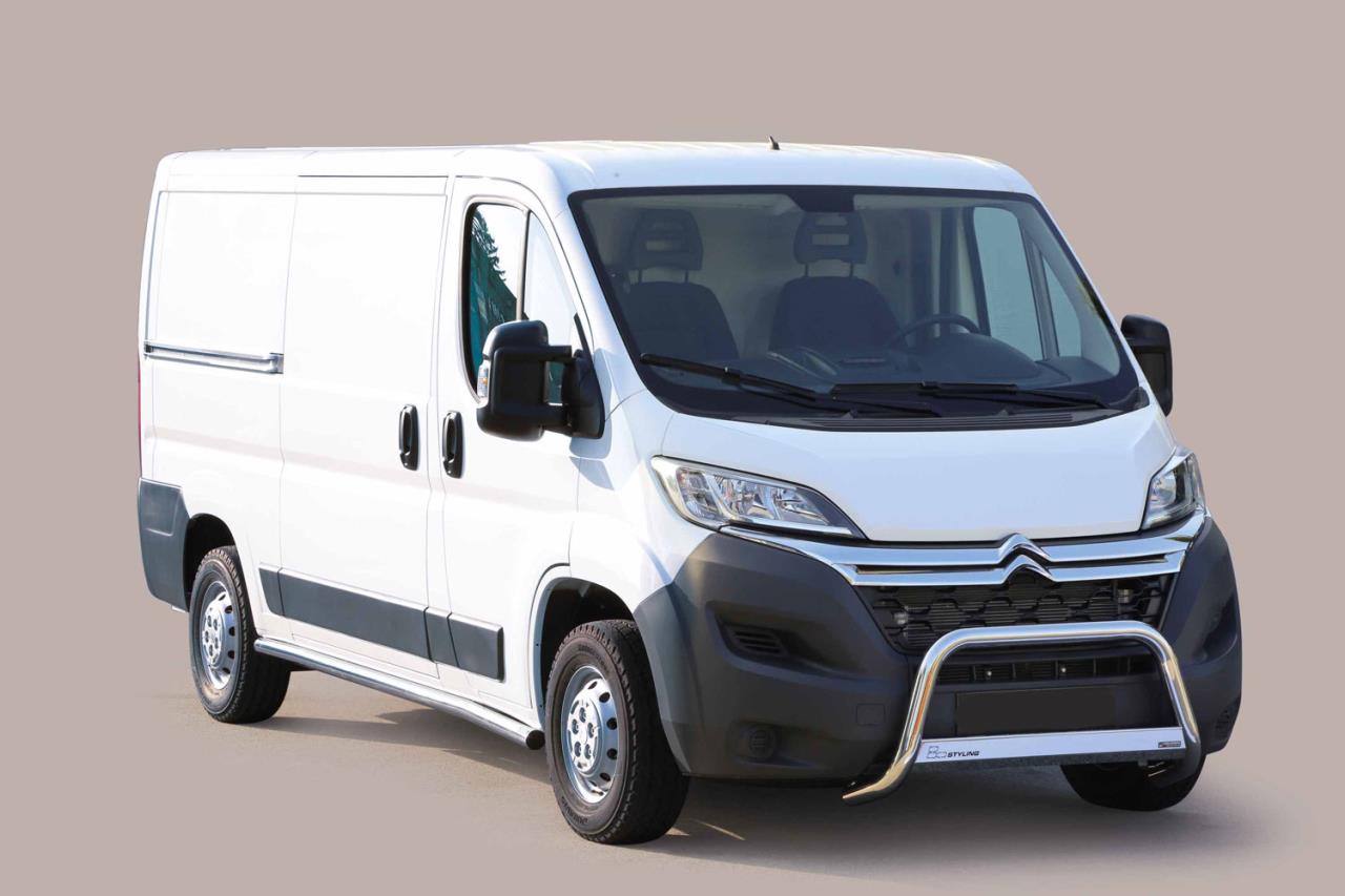 Stainless steel bullbar Ø 63 mm suitable for Citroen Jumper (2014-2023)