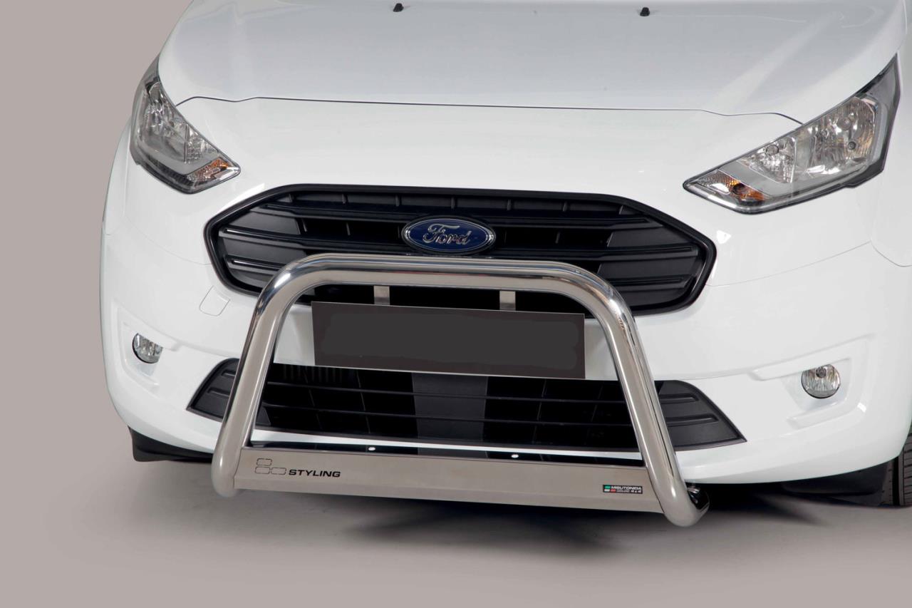 Stainless steel bullbar Ø 63 mm suitable for Ford Transit Connect (2018-)