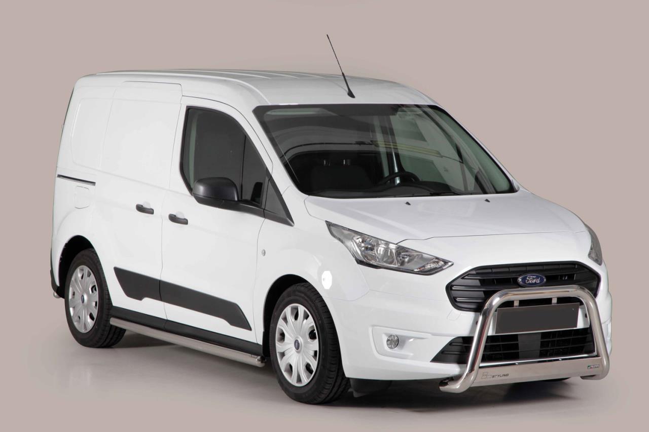Stainless steel bullbar Ø 63 mm suitable for Ford Transit Connect (2018-)