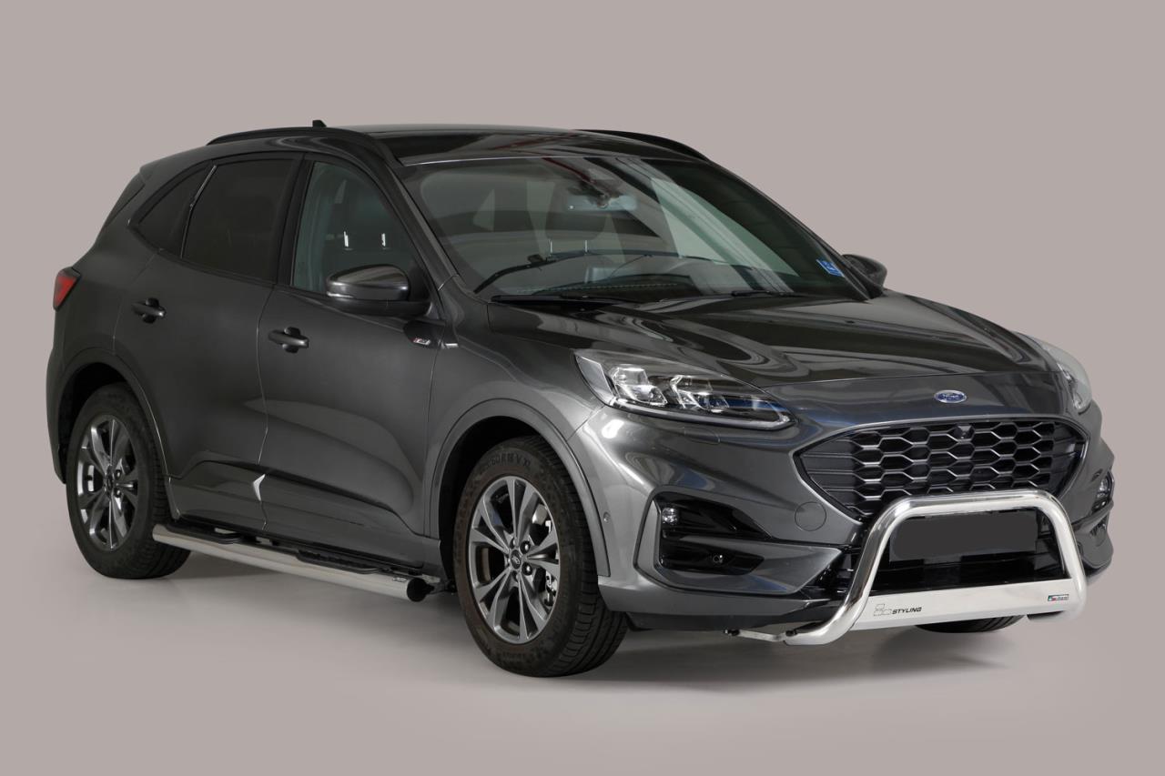 Stainless steel bullbar Ø 63 mm suitable for Ford Kuga (2020-)