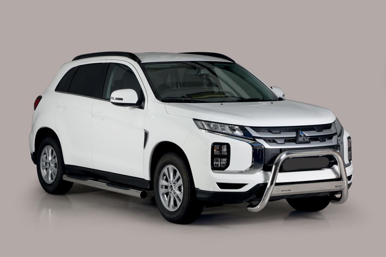 STAINLESS STEEL BULLBAR Ø 63 MM SUITABLE FOR MITSUBISHI ASX (2020-)