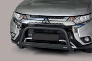 Black bullbar Ø 63 mm suitable for Mitsubishi Outlander (2020-)