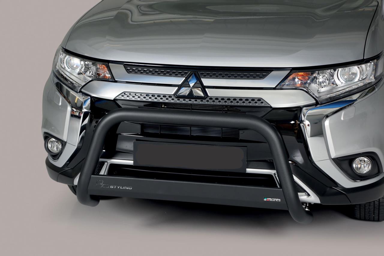 Black bullbar Ø 63 mm suitable for Mitsubishi Outlander (2020-)