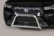 Stainless steel bullbar Ø 63 mm suitable for Seat Ateca (2021-)