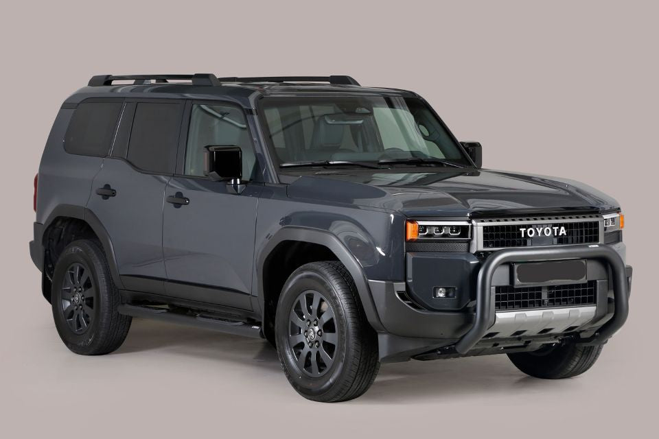 Black bullbar Ø 76 mm suitable for Toyota Landcruiser 250 (2024-)