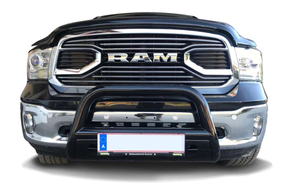 Bullbar zwart + skidplate Dodge Ram (2009-2018)