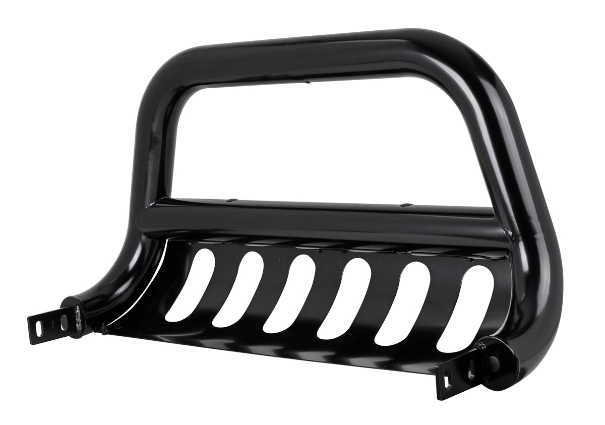 Black powder coated bullbar + skidplate Dodge Ram 1500