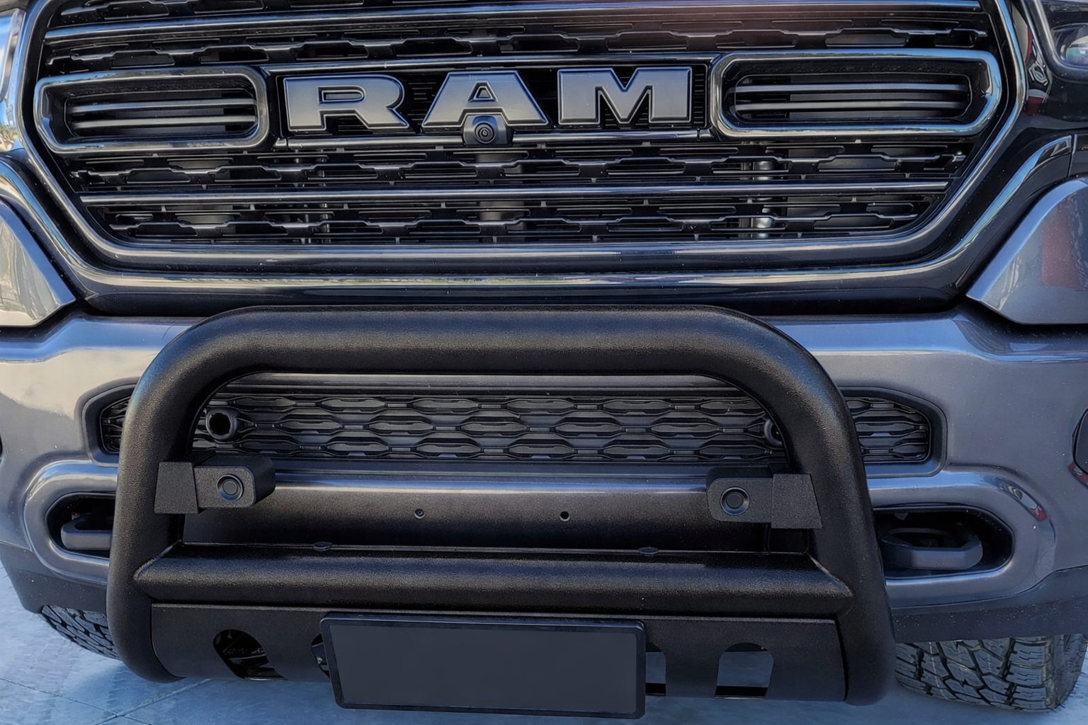 Bullbar zwart + skidplate Dodge Ram (2019-)